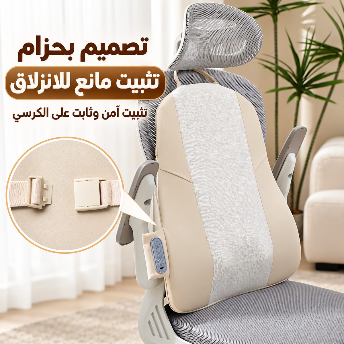 وسادة تدليك الظهر الحرارية