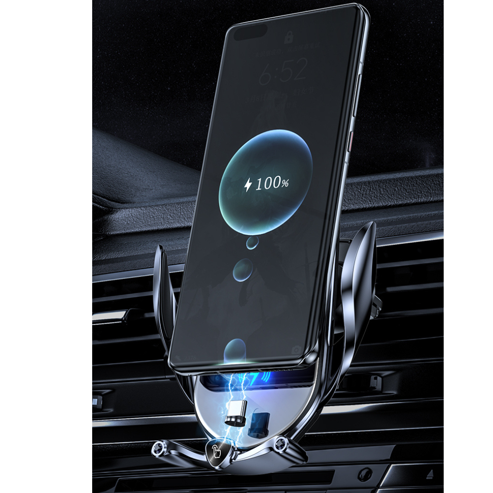 WIRELESS CHARGING CAR PHONE HOLDER ™ حامل هاتف للسيارة بالشحن اللاسلكي
